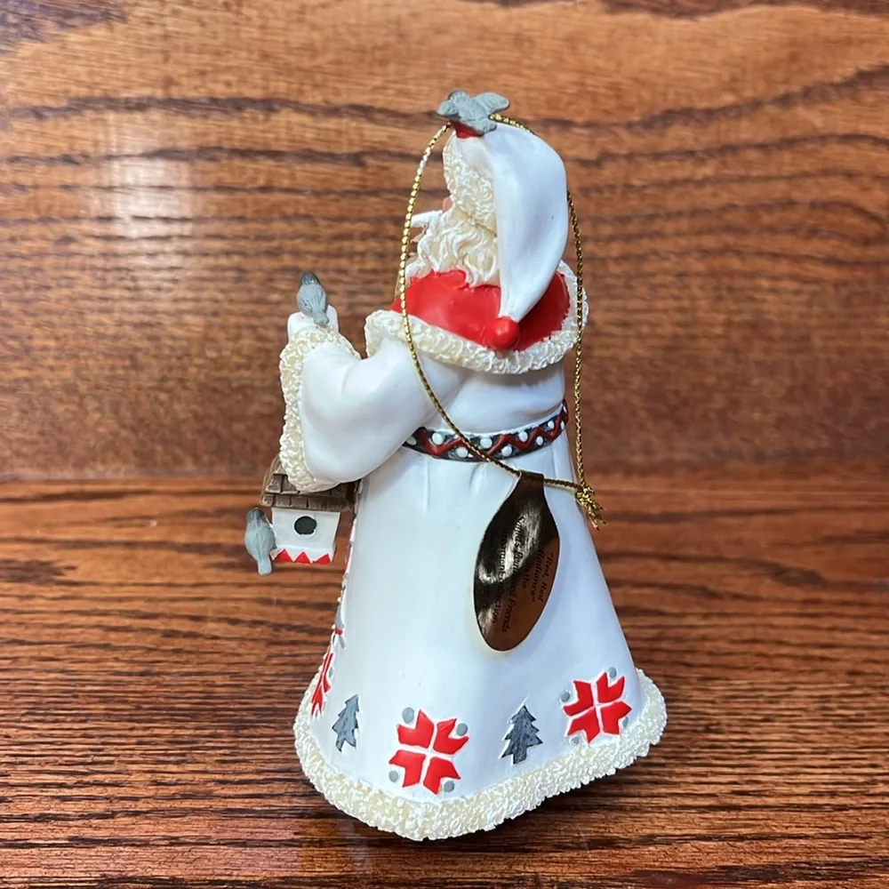 Ashton Drake Galleries Santa's Feathered Friends Ornament  